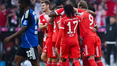 Der FC Bayern hatte gegen den Hamburger SV viel Grund zum Jubel. (Foto: Sven Hoppe/dpa)