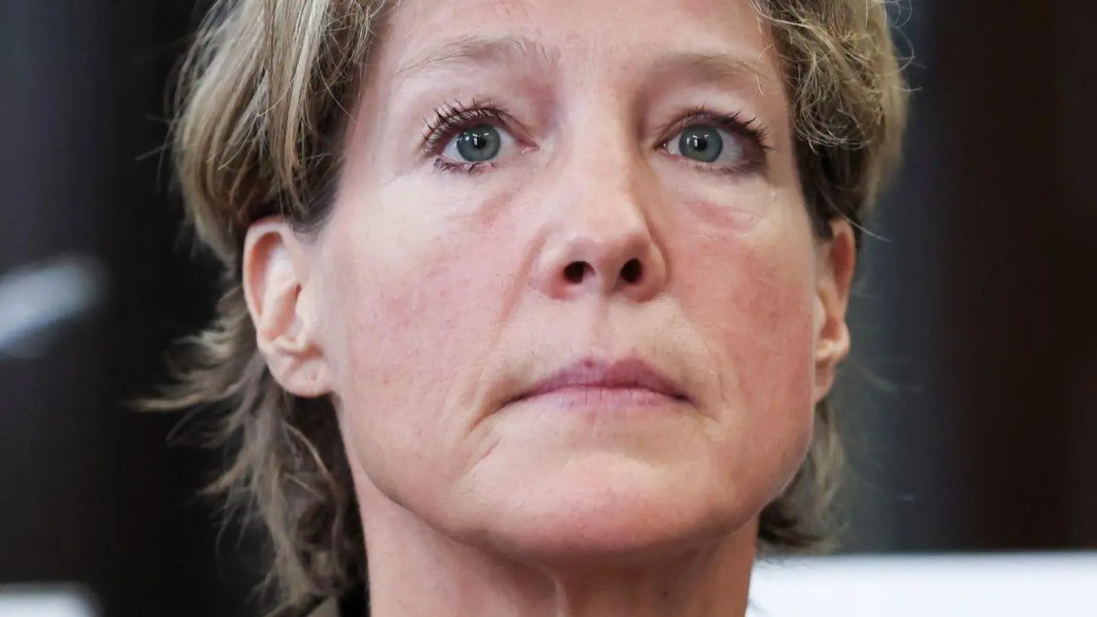 Christina Block hat sich erneut zu Wort gemeldet. (Foto: Christian Charisius/dpa Pool/dpa)