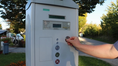 In Zukunft soll am Wohnmobilstellplatz in Wolframs-Eschenbach nur noch mit Karte gezahlt werden. (Foto: Antonia Müller)