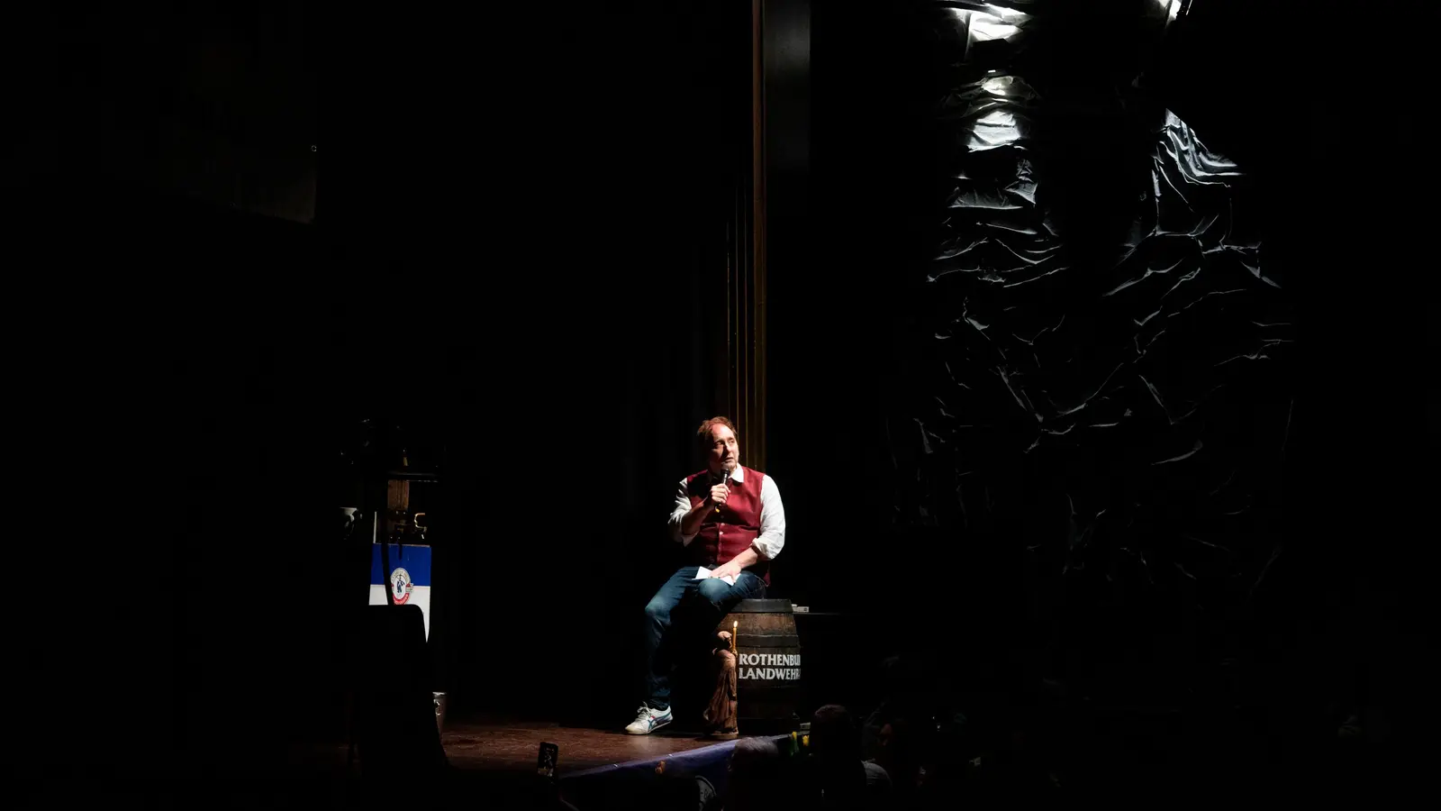 Er schlägt diesmal auch ungewohnt nachdenkliche Töne an. (Foto: Evi Lemberger)