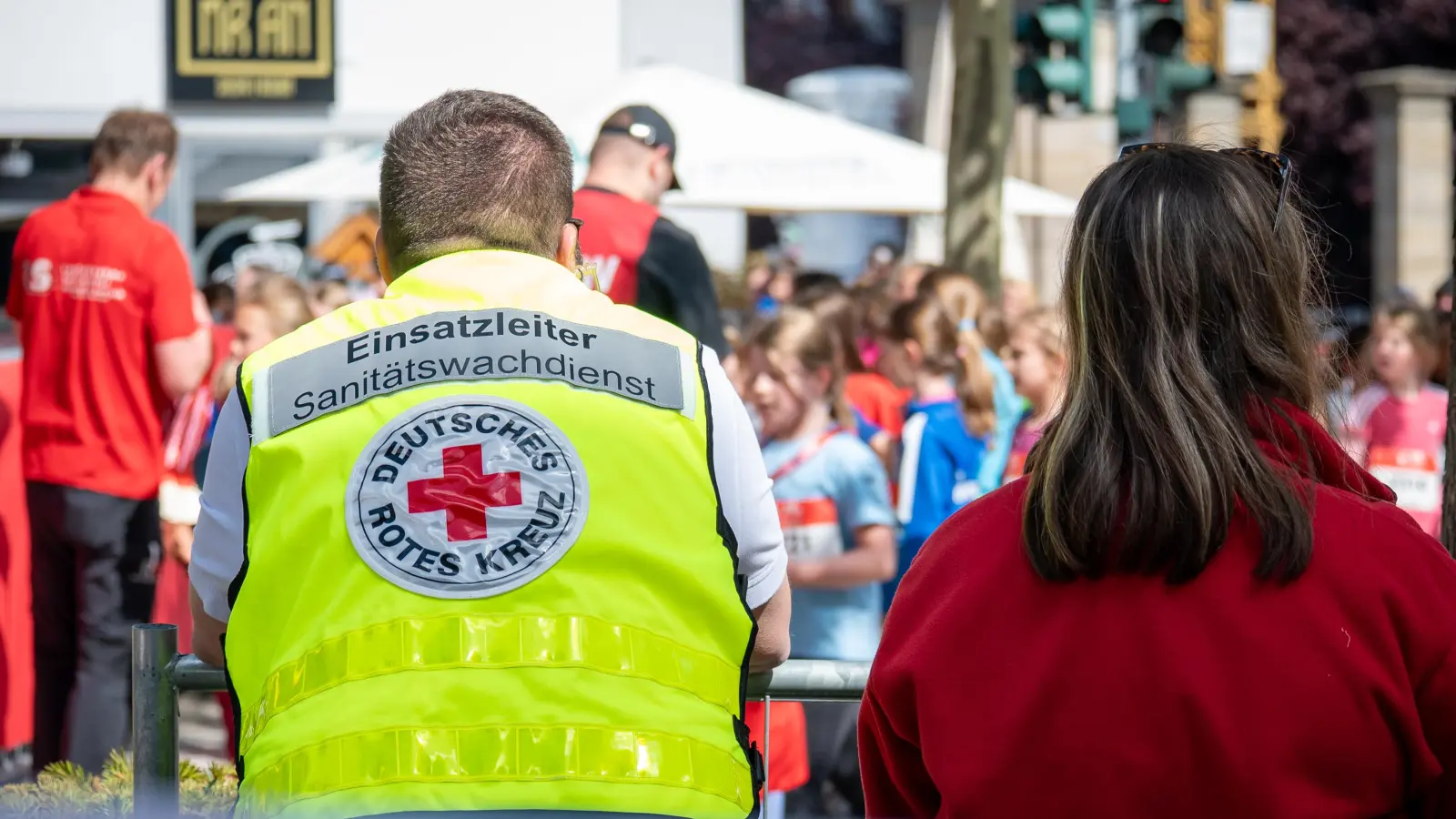 Der Sparkassenlauf 2025 in der Altstadt von Ansbach. (Foto: René Chlopotowski)