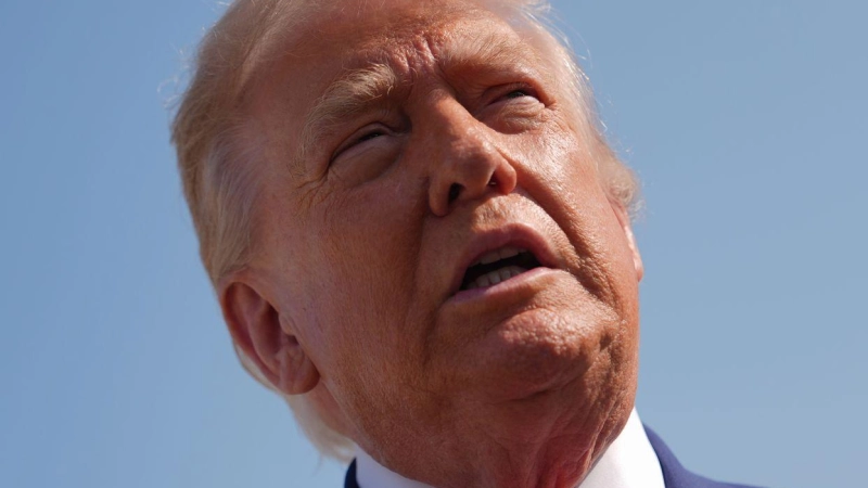 US-Präsident Trump spricht von bedeutenden Fortschritten im Bemühen um eine Beendigung des Iran-Kriegs.  (Foto: Julia Demaree Nikhinson/AP/dpa)