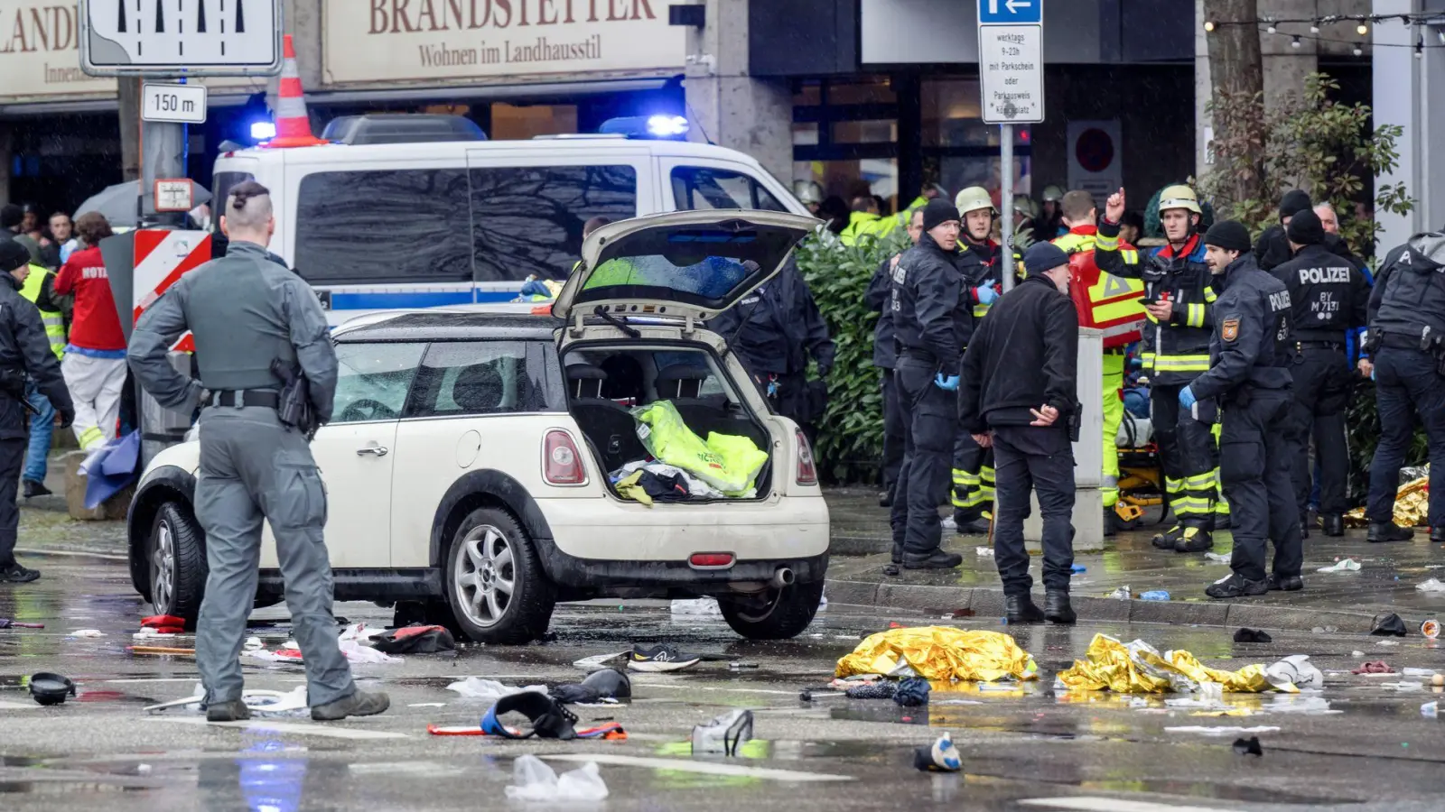 Die Tat in München löste Entsetzen aus. (Foto: Peter Kneffel/dpa)