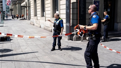Drei Menschen wurden verletzt.  (Foto: Claudio Thoma/KEYSTONE/dpa)