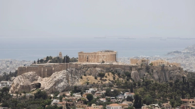 Die Erdbeben waren auch in Athen zu spüren. (Archivbild) (Foto: Socrates Baltagiannis/dpa)