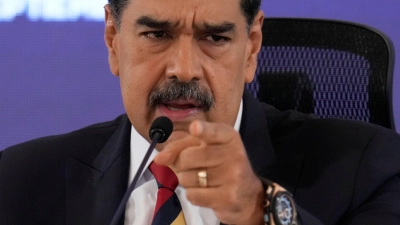 Russland ist mit dem venezolanischen Präsidenten Maduro verbündet. (Foto: Ariana Cubillos/AP/dpa)