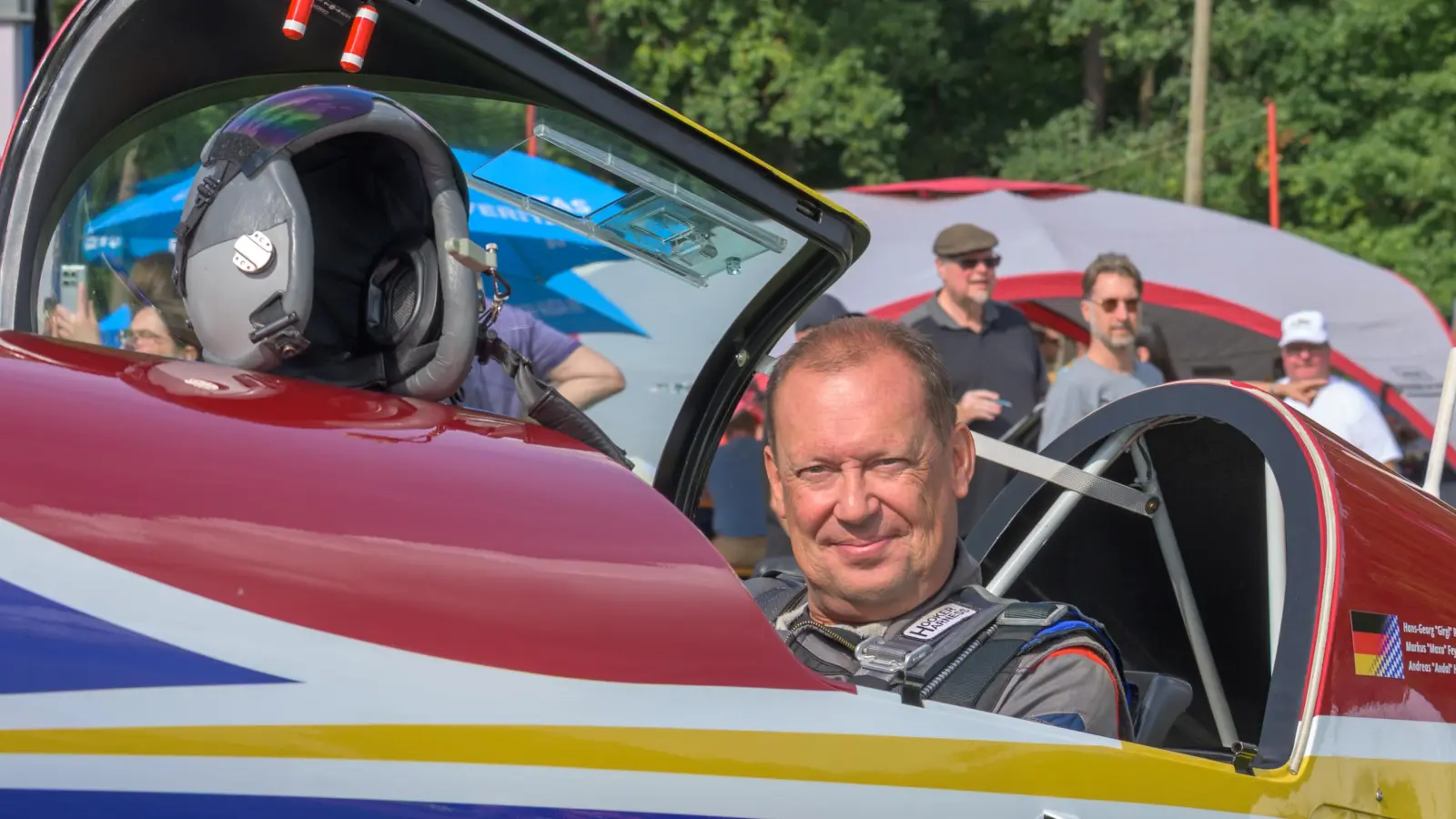 Auch Markus Feyerabend, dreimaliger Deutscher Meister im Segelkunstflug, ist mit von der Partie. (Foto: René Chlopotowski)