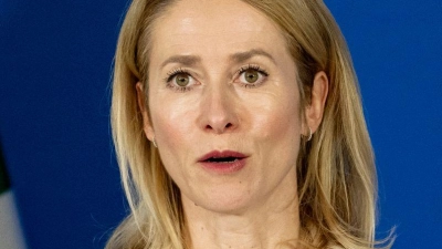 EU-Chefdiplomatin Kaja Kallas will mit Sanktionen Russlands Fähigkeit zur Kriegsführung einschränken. (Foto: Fabian Sommer/dpa)