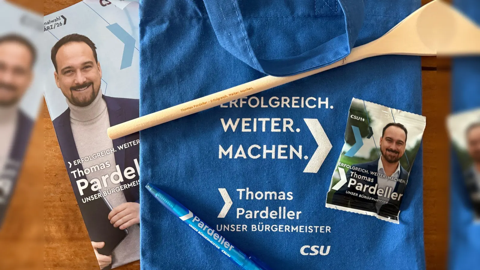 Bürgermeisters Thomas Pardeller (CSU) warb um seine Wiederwahl. (Archivbild) (Foto: Cordula Dieckmann/dpa)