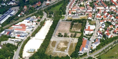 Das ehemalige Messegelände aus der Vogelperspektive: Mit der Entwicklung eines zentralen Wohnquartiers wäre auch eine innerstädtische Brachfläche genutzt worden. (Archivfoto: Walter Röber)