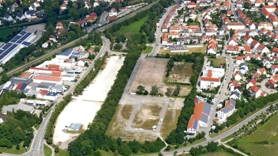 Das ehemalige Messegelände aus der Vogelperspektive: Mit der Entwicklung eines zentralen Wohnquartiers wäre auch eine innerstädtische Brachfläche genutzt worden. (Archivfoto: Walter Röber)