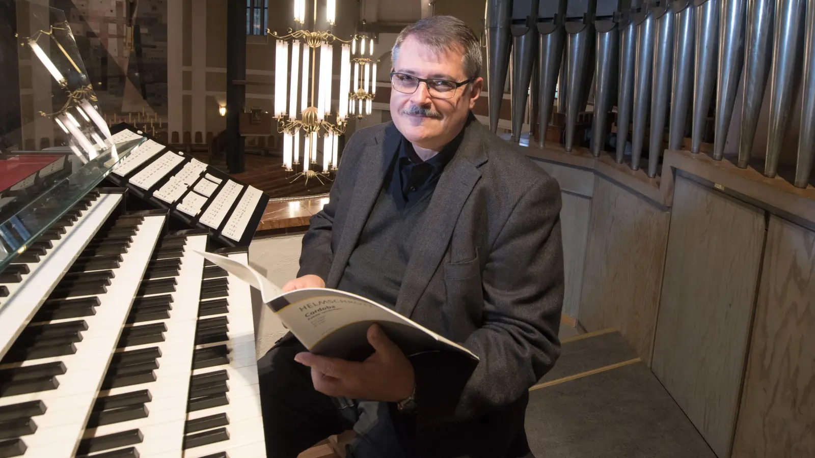 Ulrich Knörr (65), Kirchenmusiker, Organist und Landeskirchenmusikdirektor der evangelisch-lutherischen Kirche in Bayern, mit fränkischen Wurzeln, geht in den Ruhestand. (Foto: Catherina Hess)