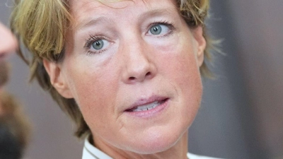 Christina Block bestreitet die Vorwürfe der Anklage. (Foto: Marcus Brandt/dpa Pool/dpa)