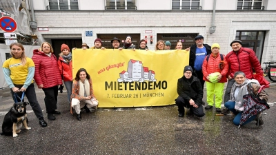 Um seinen Forderungen Nachdruck zu verleihen, ruft das Bündnis für Februar 2026 zu einer großen Demo in der bayerischen Landeshauptstadt auf. (Foto: Felix Hörhager/dpa)