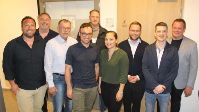 Neun neue Mitglieder gibt es im Stadtrat von Leutershausen. In der konstituierenden Sitzung des Gremiums wurden sie vereidigt. (Foto: Robert Maurer)