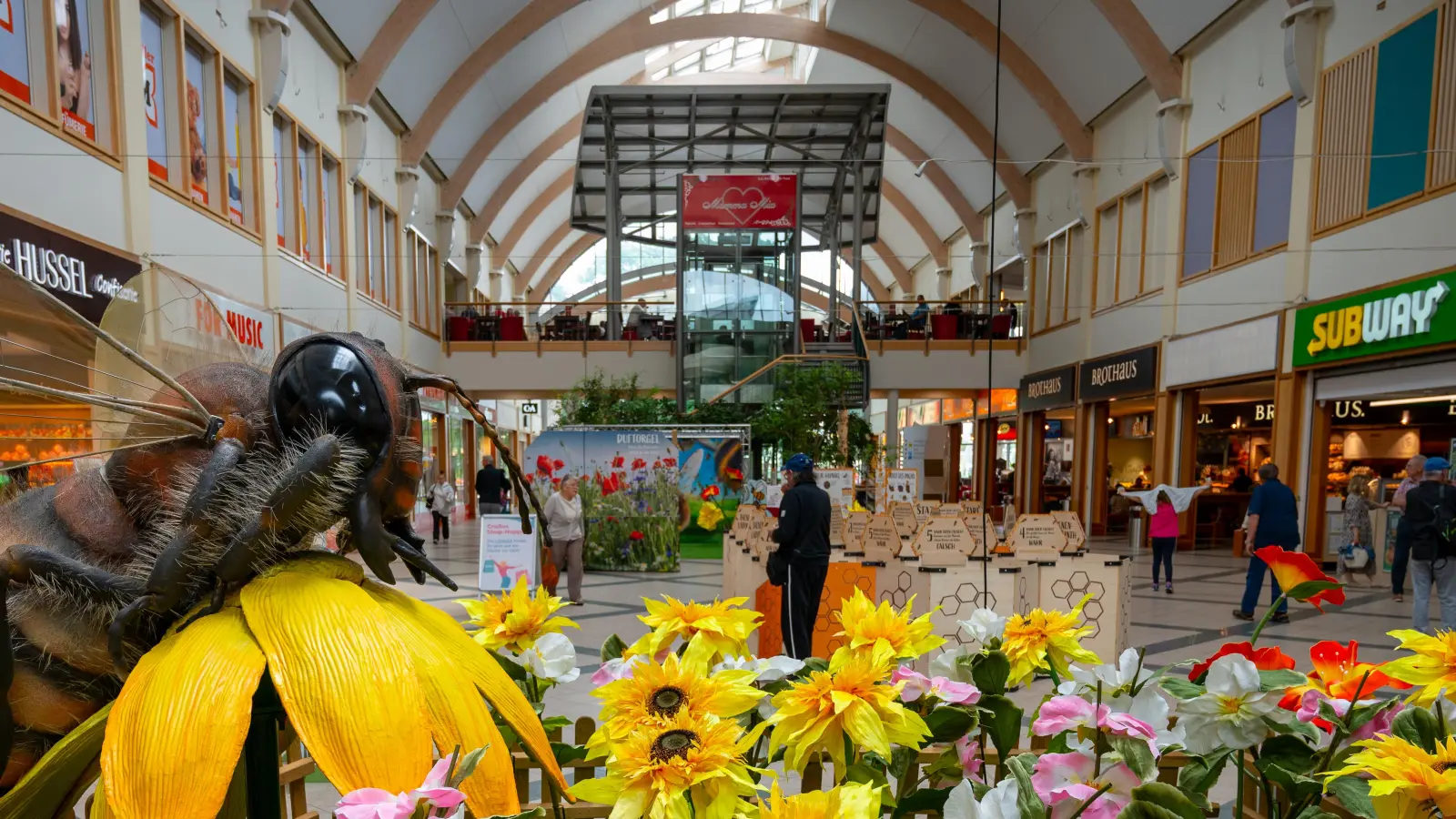 Das Brücken-Center in Ansbach, hier eine Sonderausstellung zu Bienen, besticht im Shoppingcenter Performance Report durch eine gute Platzierung. (Archivbild: René Chlopotowski)