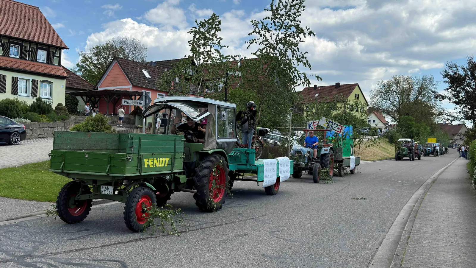 Der Kirchweihumzug zählt wieder zu den Höhepunkten der Festtage. (Foto: Gemeinde Buch am Wald)