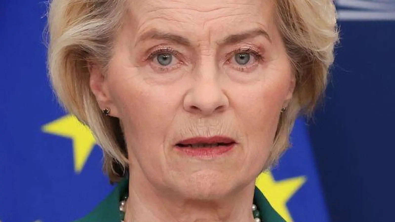 EU-Kommissionspräsidentin Ursula von der Leyen wirbt für eine EU-App zur Altersverifikation in der Online-Welt.  (Foto: Omar Havana/AP/dpa)