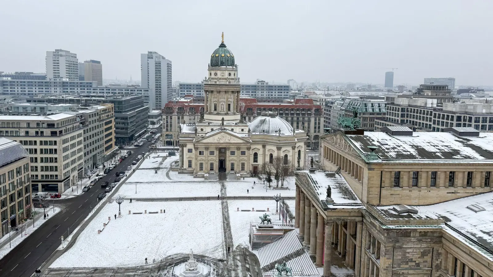 Der Winter hat Berlin seit längerem fest im Griff.  (Foto: Sebastian Gollnow/dpa)
