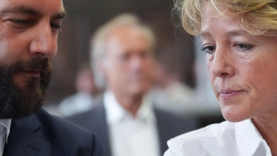 Es ist bereits der 62. Verhandlungstag im Prozess gegen Christina Block. (Foto: Marcus Brandt/Pool dpa/dpa)