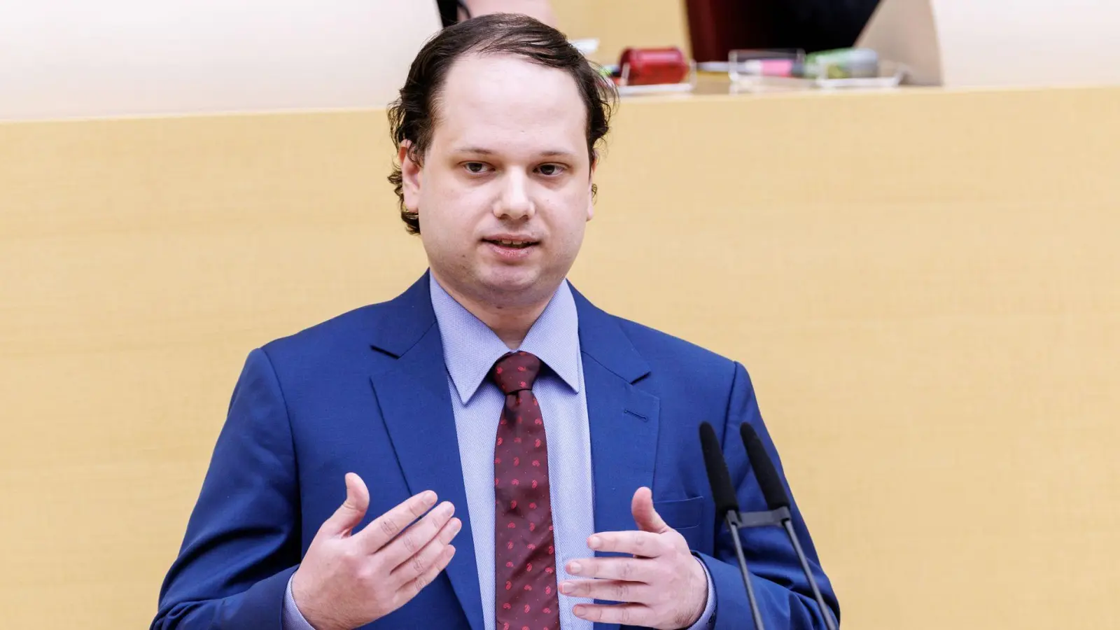 Der AfD-Landtagsabgeordnete Rene Dierkes geht gegen das Urteil vor. (Archivbild) (Foto: Matthias Balk/dpa)