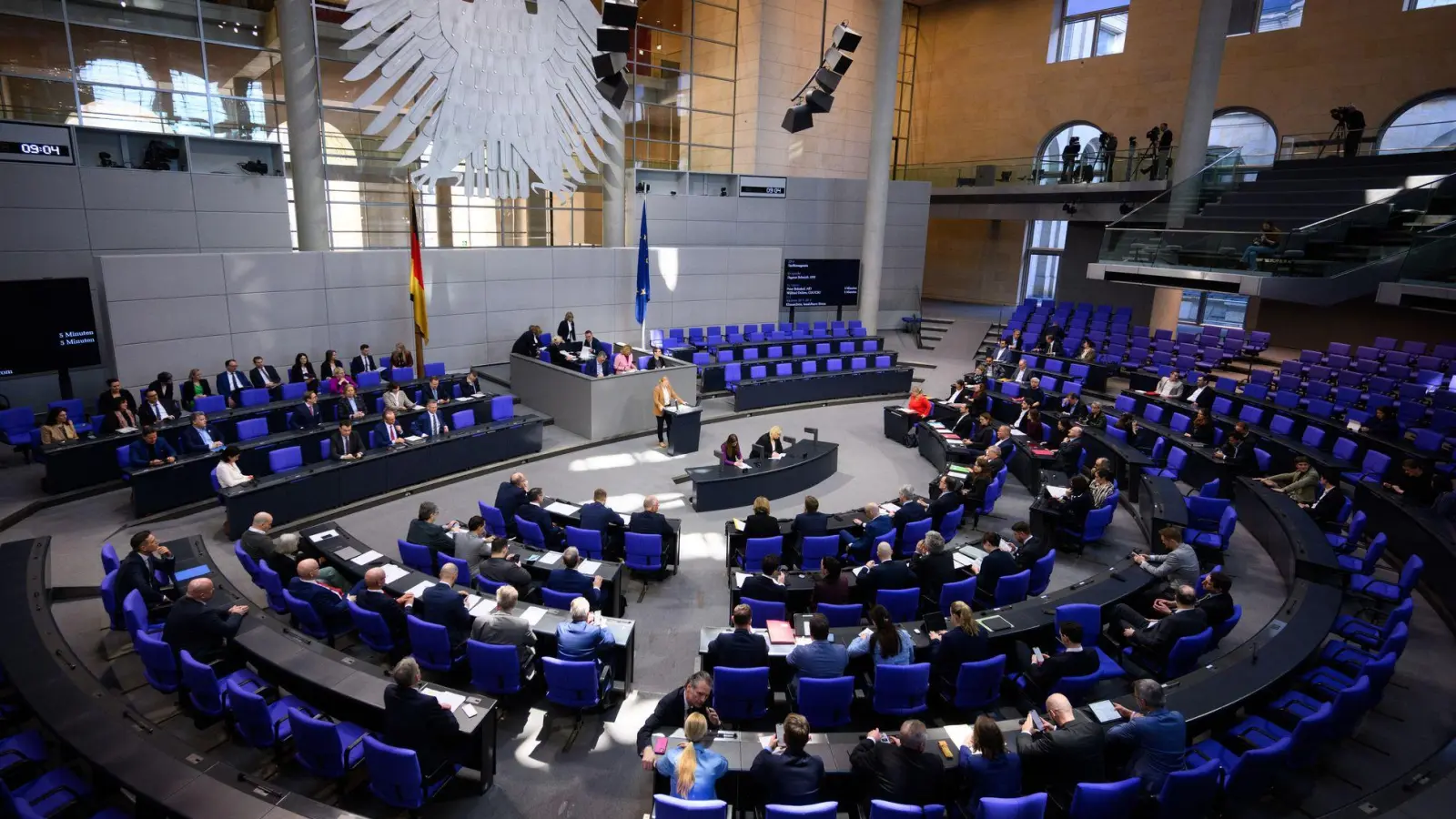 Der Bundestag beschloss das Gesetz.  (Foto: Bernd von Jutrczenka/dpa)