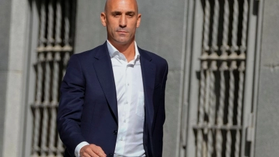 Rubiales wurde verurteilt, kommt aber nicht hinter Gitter. (Foto Archiv) (Foto: Manu Fernandez/AP/dpa)