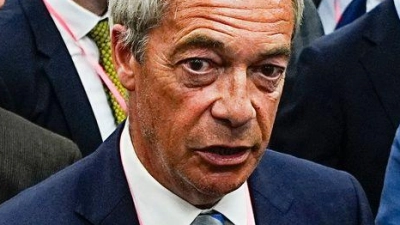 Nigel Farage trieb einst den Brexit voran, den EU-Austritt Großbritanniens. (Foto: Peter Byrne/PA/AP/dpa)