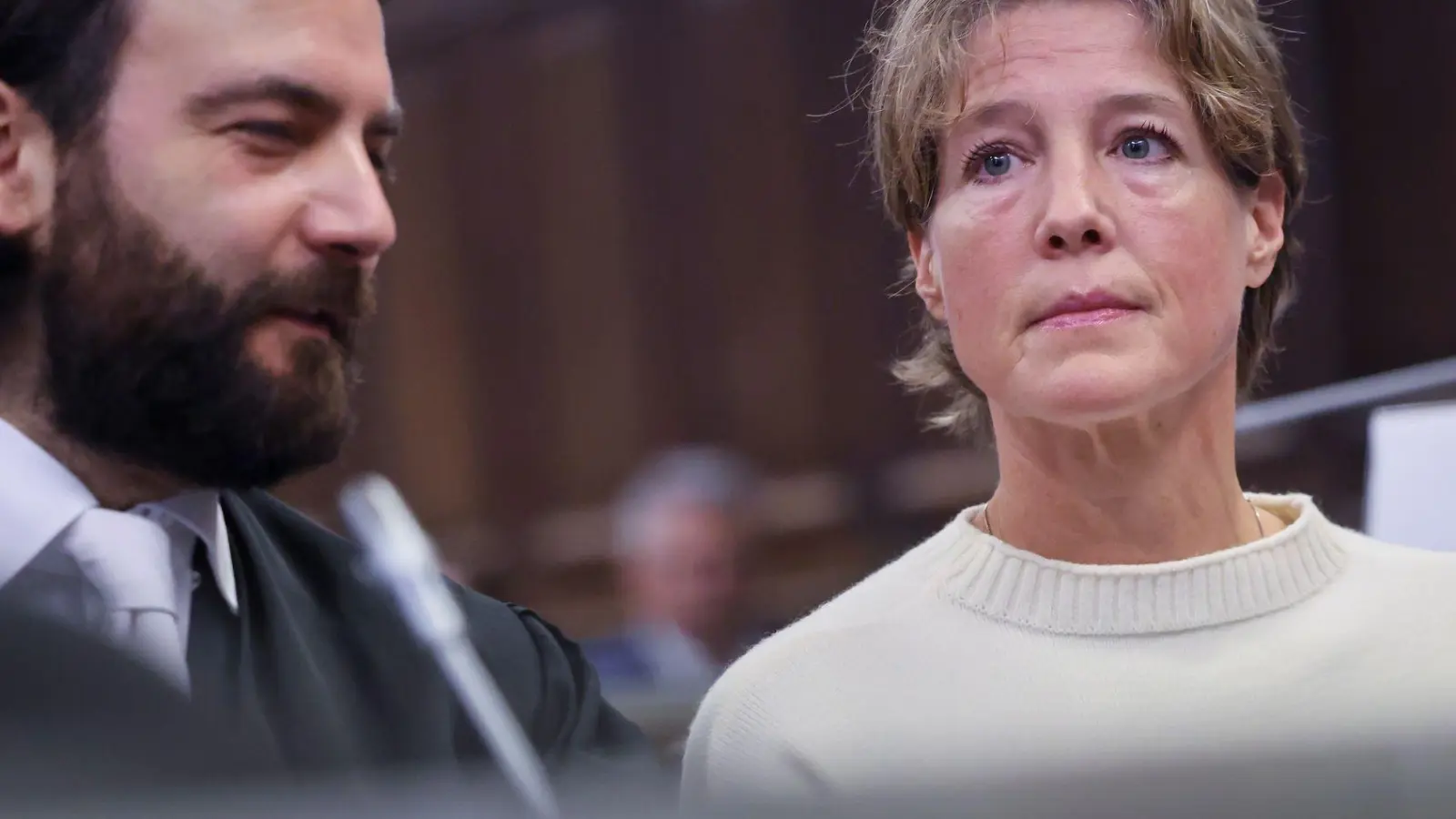 Ein wichtiger Zeuge soll im Prozess gegen die Unternehmerin Christina Block aussagen. (Foto: Christian Charisius/dpa/Pool/dpa)