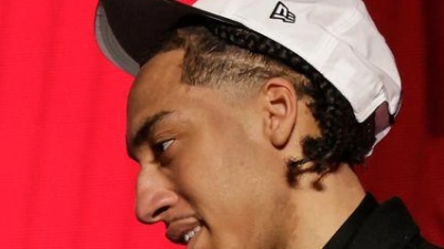 Essengue wurde von den Bulls ausgewählt. (Foto: Adam Hunger/AP/dpa)