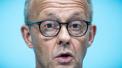 Merz: „„Wir müssen uns aus einem Tief herausarbeiten.“ (Foto: Michael Kappeler/dpa)