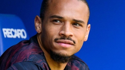 Bleibt er oder geht er? Über Leroy Sané wird derzeit oft diskutiert. (Foto: Tom Weller/dpa)