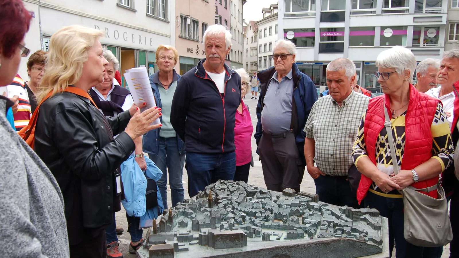 Das Bronzemodell der Stadt Chur. (Foto: Christa Frühwald)