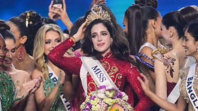 Fatima Bosch ist nach einem von Eklats geprägten Wettbewerb die neue Miss Universe. (Foto: Sakchai Lalit/AP/dpa)