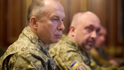 Syrskyj berichtet von neuen Geländegewinnen im Osten. (Archivbild) (Foto: Ukrainisches Präsidentialamt/Pool/Planet Pix via ZUMA Press Wire/dpa)