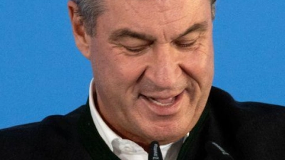 Markus Söder präsentiert Pläne und Forderungen für München und Berlin. (Foto: Pia Bayer/dpa)