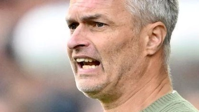Fand so einige Kritikpunkte: Bundestrainer Christian Wück. (Foto: Sebastian Christoph Gollnow/dpa)