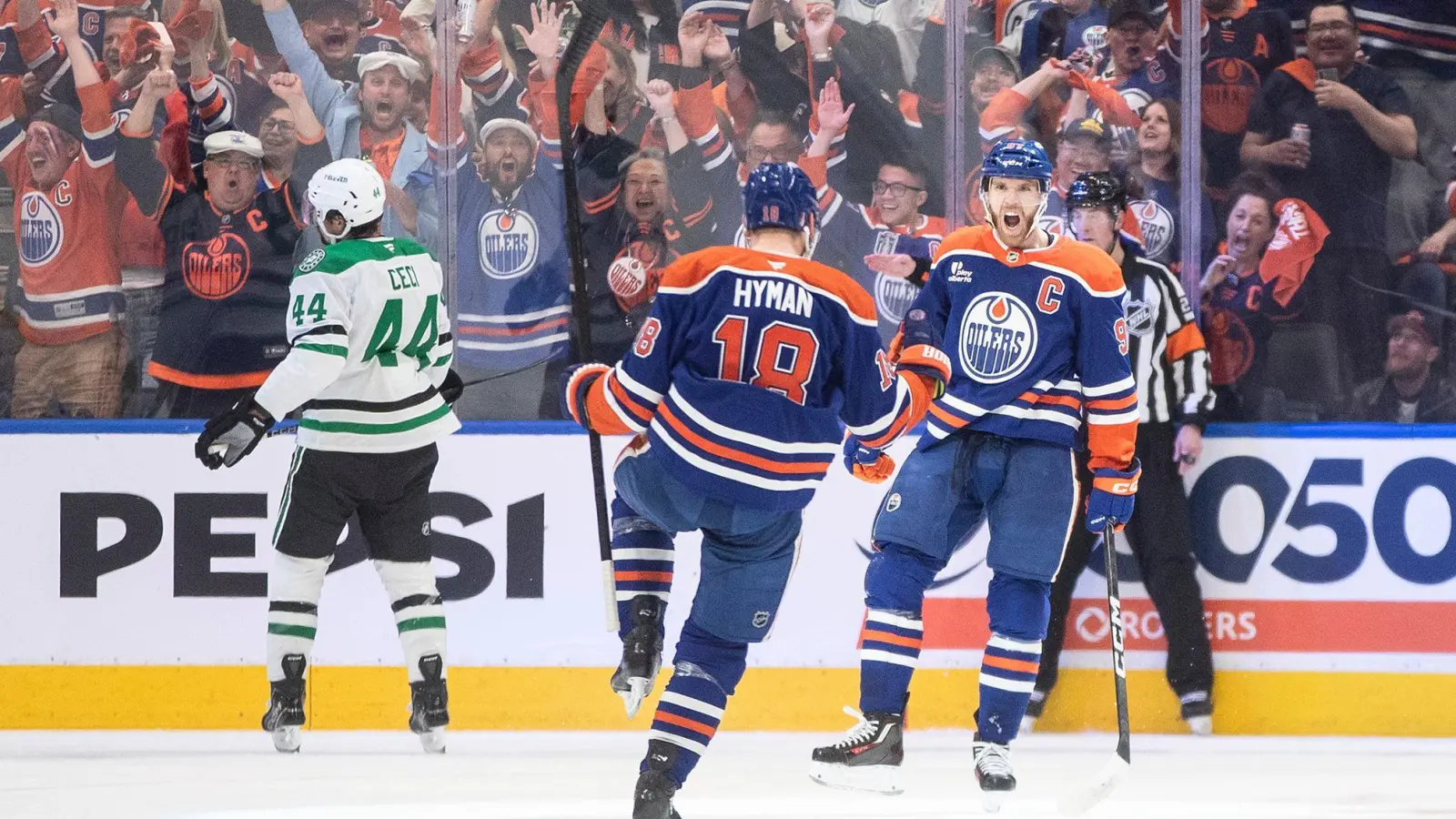 Die Oilers übernehmen in der Serie das Kommando. (Foto: Jason Franson/The Canadian Press/AP/dpa)