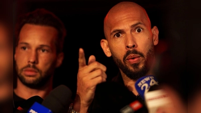 Die Tate Brothers: links Tristan, rechts Andrew. (Archivbild) (Foto: Vadim Ghirda/AP/dpa)