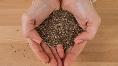 Kleine Nährstoffbomben: Chiasamen liefern reichlich Ballaststoffe und pflanzliche Omega-3-Fettsäuren. (Foto: Christin Klose/dpa-tmn)