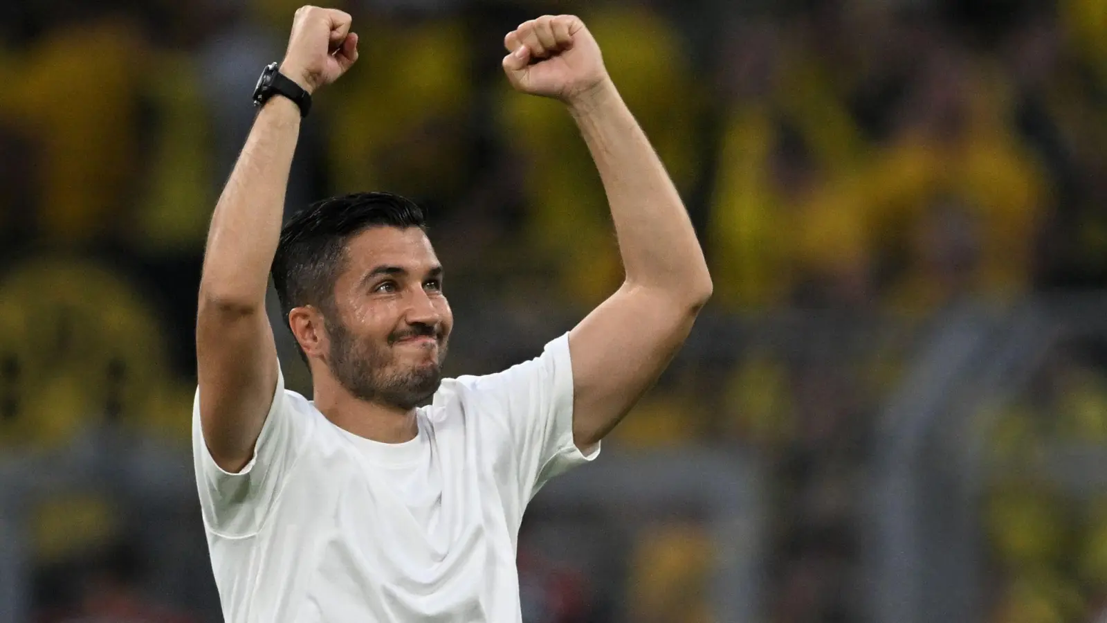 Gelungenes Bundesliga-Debüt als BVB-Trainer: Nuri Sahin (Foto: Bernd Thissen/dpa)