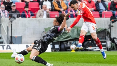 Traf zur frühen Mainzer Führung: Paul Nebel. (Foto: Marc Schüler/dpa)