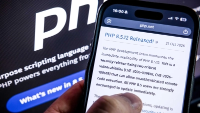 Fehler in der Programmsprache PHP gefährden viele Websites.  (Foto: Rob Engelaar/ANP/dpa)