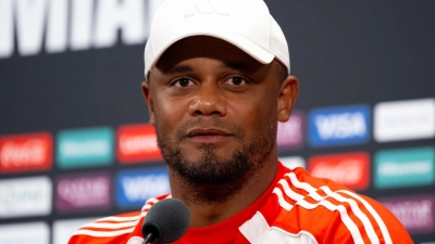Vincent Kompany rechnet mit einem emotionalen Spiel in Miami. (Foto: Sven Hoppe/dpa)