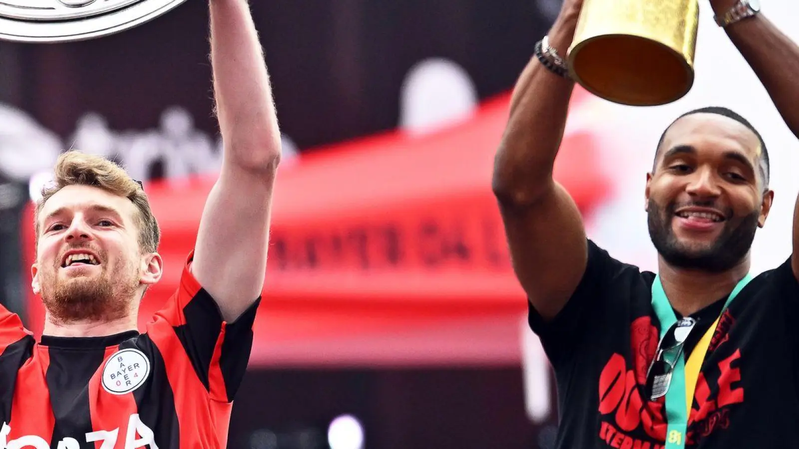 Der Leverkusener Double-Sieg ist beim FC Bayern noch nicht vergessen. (Archivfoto) (Foto: Marius Becker/dpa)