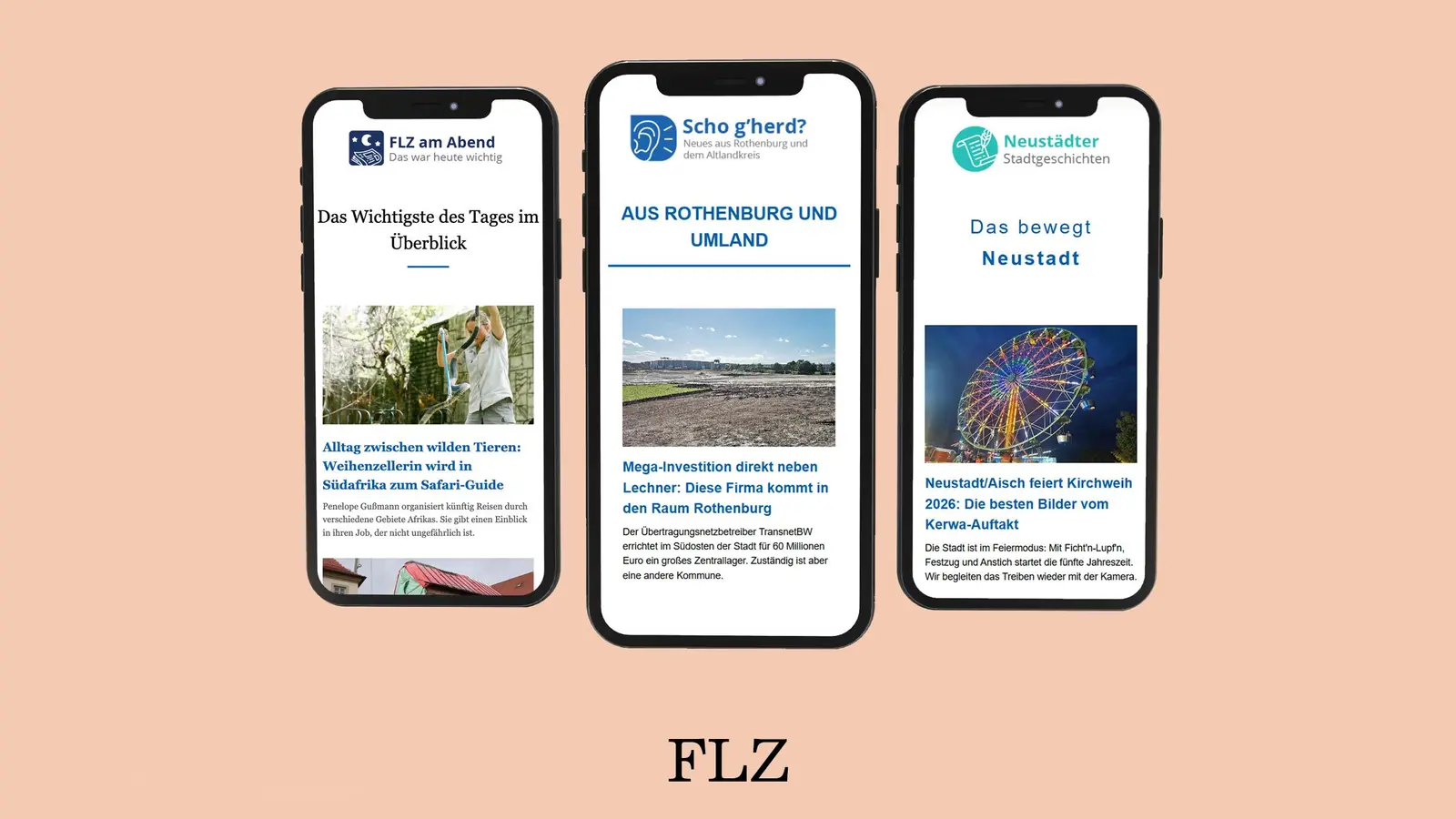 Die FLZ erweitert ihr Newsletter-Angebot. (Grafik: Miriam Theis)