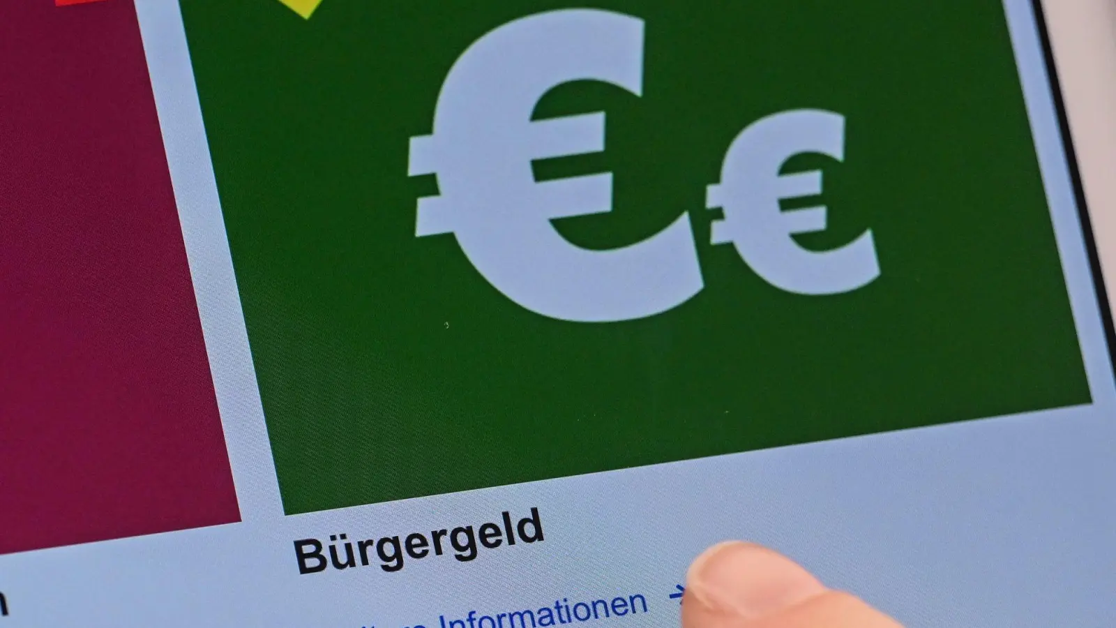 Beim Bürgergeld wollen die Regierungspartner eine Reform auf den Weg bringen. (Foto: Jens Kalaene/dpa)
