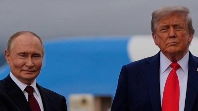 US-Präsident Donald Trump und Kremlchef Wladimir Putin. (Foto: Julia Demaree Nikhinson/AP/dpa)