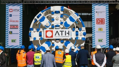 Die Tunnelbohrmaschine kommt in München zum Einsatz. (Foto: Philipp von Ditfurth/dpa)