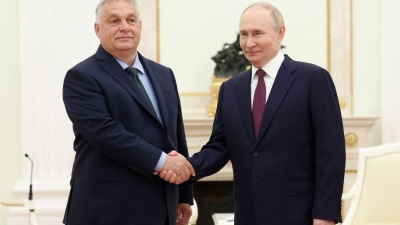 Der ungarische Ministerpräsident Viktor Orban wird in Moskau erwartet. (Archivbild) (Foto: Valeriy Sharifulin/Pool Sputnik Kremlin/AP/dpa)